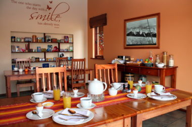 Frühstückszimmer im Avenues Guesthouse