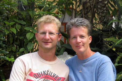 Meike und Martin Besitzer Avenues Guesthouse