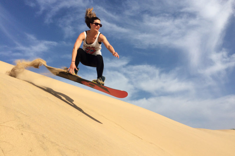 Sandboarding in Mossel Bay Sandboarding in Mossel Bay / Dragon Dune